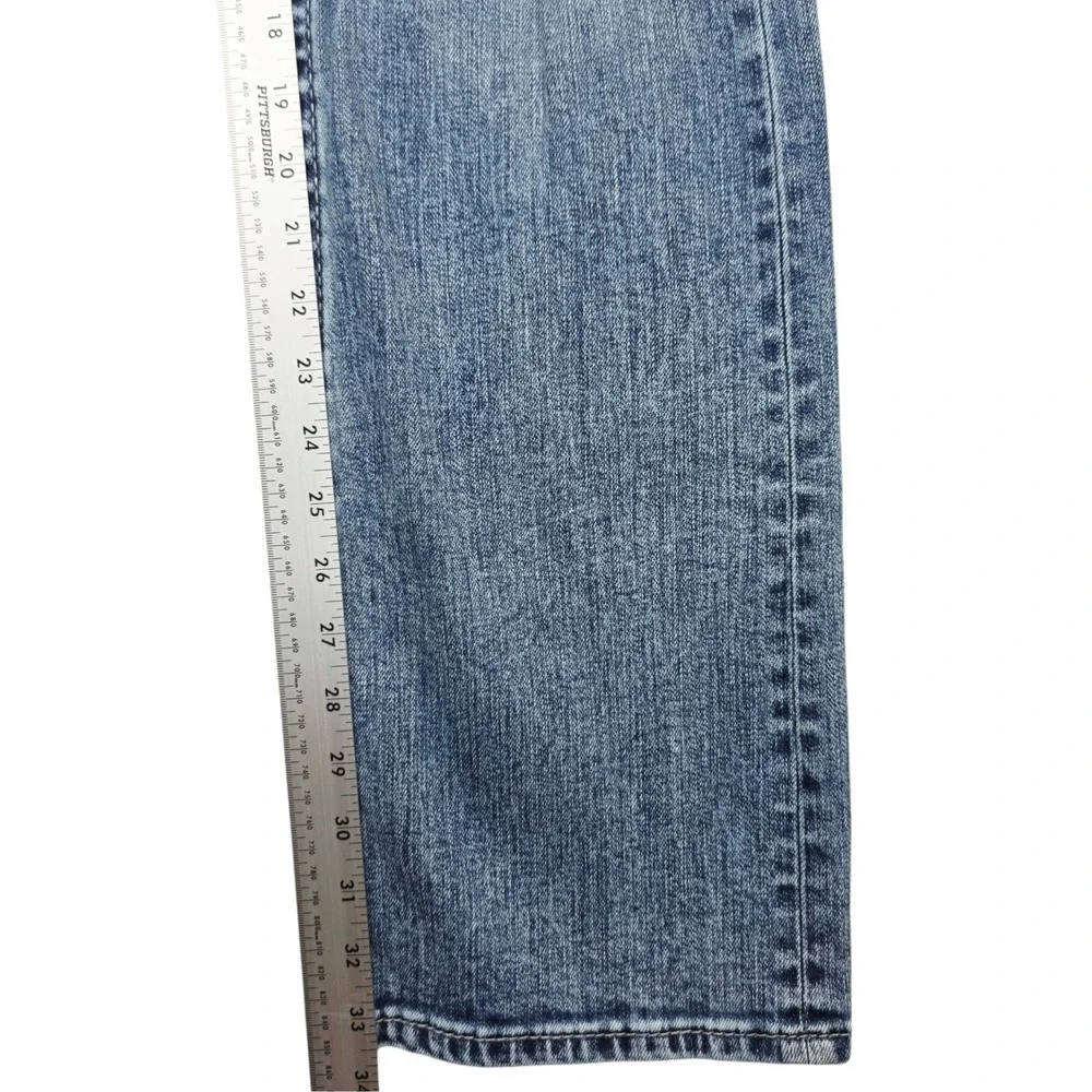 BKE Aiden Straight Leg Distressed Jeans Mens 30x34 Medium Wash Denim